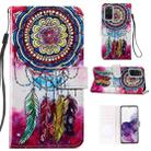 For Samsung Galaxy S20+ Painted Pattern Horizontal Flip Leather Case with Holder & Card Slots & Photo Frame(Dreamcatcher) - 1