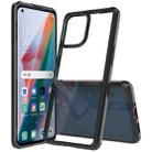 For OPPO Find X3 / X3 Pro Shockproof Scratchproof TPU + Acrylic Protective Case(Black) - 1