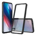 For OPPO Find X3 Lite Shockproof Scratchproof TPU + Acrylic Protective Case(Black) - 1