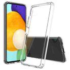 For Samsung Galaxy A22 5G Shockproof Scratchproof TPU + Acrylic Protective Case(Transparent) - 1