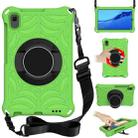 For Huawei MediaPad M5 Lite 8.0 inch Spider King EVA Protective Case with Adjustable Shoulder Strap & Holder(Green) - 1