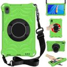 For Huawei MediaPad M6 8.4 Spider King EVA Protective Case with Adjustable Shoulder Strap & Holder(Green) - 1