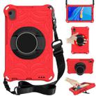 For Huawei MediaPad M6 8.4 Spider King EVA Protective Case with Adjustable Shoulder Strap & Holder(Red) - 1