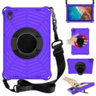 For Lenovo Tab P11 TB-J606F / XiaoXin Pad 11 Spider King EVA Protective Case with Adjustable Shoulder Strap & Holder(Purple) - 1