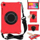 For Samsung Galaxy Tab A 8.0 2019 SM-T290 / SM-T295 Spider King EVA Protective Case with Adjustable Shoulder Strap & Holder(Red) - 1