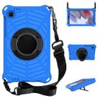 For Samsung Galaxy Tab A7 Lite 8.7 SM-T220 / SM-T225 Spider King EVA Protective Case with Adjustable Shoulder Strap & Holder(Blue) - 1