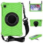 For Samsung Galaxy Tab A7 Lite 8.7 SM-T220 / SM-T225 Spider King EVA Protective Case with Adjustable Shoulder Strap & Holder(Green) - 1