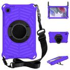 For Samsung Galaxy Tab A7 Lite 8.7 SM-T220 / SM-T225 Spider King EVA Protective Case with Adjustable Shoulder Strap & Holder(Purple) - 1