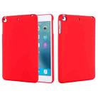 Solid Color Liquid Silicone Dropproof Full Coverage Protective Case For iPad mini 5 / mini 4(Red) - 1