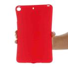 Solid Color Liquid Silicone Dropproof Full Coverage Protective Case For iPad mini 5 / mini 4(Red) - 7