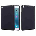 Solid Color Liquid Silicone Dropproof Full Coverage Protective Case For iPad mini 5 / mini 4(Black) - 1