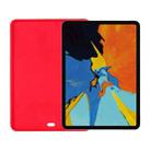 Solid Color Liquid Silicone Shockpoof Tablet Case For iPad Air 2022 / 2020 10.9(Red) - 3
