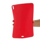 Solid Color Liquid Silicone Shockpoof Tablet Case For iPad Air 2022 / 2020 10.9(Red) - 7