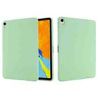 Solid Color Liquid Silicone Shockpoof Tablet Case For iPad Air 2022 / 2020 10.9(Green) - 1