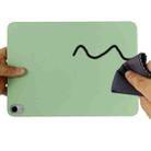 Solid Color Liquid Silicone Shockpoof Tablet Case For iPad Air 2022 / 2020 10.9(Green) - 6