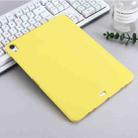 Solid Color Liquid Silicone Shockpoof Tablet Case For iPad Air 2022 / 2020 10.9(Yellow) - 2