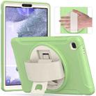 For Samsung Galaxy A7 Lite T220 / T225 360 Degree Rotation PC + TPU Protective Case with Holder & Hand-strap(Matcha Green) - 1