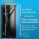 For Xiaomi Redmi K40 Gaming 2 PCS IMAK 0.15mm Curved Full Screen Protector Hydrogel Film Back Protector - 4