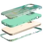 Varnishing Water Stick TPU + Hard Plastic Shockproof Protective Case For iPhone 12 Pro Max(10030 Marble) - 5