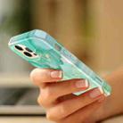 Varnishing Water Stick TPU + Hard Plastic Shockproof Protective Case For iPhone 12 Pro Max(10030 Marble) - 6