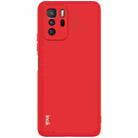 For Xiaomi Redmi Note 10 Pro CN Version IMAK UC-2 Series Shockproof Full Coverage Soft TPU Case(Red) - 1