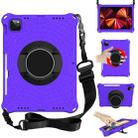 Spider King EVA Protective Tablet Case with Adjustable Shoulder Strap & Holder & Pen Slot For iPad Pro 11 2022 / 2021 & 2020 & 2018 /  Air 2020 / Air 2022 10.9(Purple) - 1