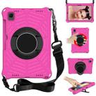 Spider King EVA Protective Case with Adjustable Shoulder Strap & Holder & Pen Slot For Samsung Galaxy Tab A7 10.4 2020 SM-T500 / SM-T505(Rose Red) - 1