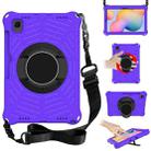 Spider King EVA Protective Case with Adjustable Shoulder Strap & Holder & Pen Slot For Samsung Galaxy Tab S6 Lite SM-P610 / SM-P615(Purple) - 1