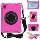 Spider King EVA Protective Case with Adjustable Shoulder Strap & Holder & Pen Slot For Samsung Galaxy Tab S6 SM-T860 / SM-T865(Rose Red) - 1