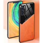 For OPPO Reno6 5G All-inclusive Leather + Organic Glass Protective Case with Metal Iron Sheet(Black) - 3