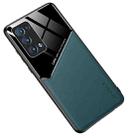 For OPPO Reno6 Pro+ 5G All-inclusive Leather + Organic Glass Protective Case with Metal Iron Sheet(Dark Green) - 1