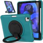 Shockproof TPU + PC Tablet Case with 360 Degree Rotation Grip Holder & Pen Slot For iPad Air 4 10.9 / Pro 11 2022 / 2021 / 2020 / 2018(Blue) - 2