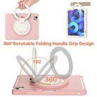 Shockproof TPU + PC Tablet Case with 360 Degree Rotation Grip Holder & Pen Slot For iPad Air 4 10.9 / Pro 11 2022 / 2021 / 2020 / 2018(Cherry Blossoms Pink) - 7