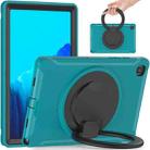Shockproof TPU + PC Protective Case with 360 Degree Rotation Foldable Handle Grip Holder & Pen Slot For Samsung Galaxy Tab A7 10.4 2020 T500(Blue) - 1