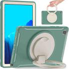 Shockproof TPU + PC Protective Case with 360 Degree Rotation Foldable Handle Grip Holder & Pen Slot For Samsung Galaxy Tab A7 10.4 2020 T500(Emmerald Green) - 1