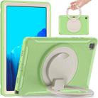 Shockproof TPU + PC Protective Case with 360 Degree Rotation Foldable Handle Grip Holder & Pen Slot For Samsung Galaxy Tab A7 10.4 2020 T500(Matcha Green) - 1