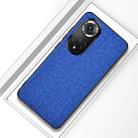 For Honor 50 Shockproof Cloth Texture PC + TPU Protective Case(Style Blue) - 1