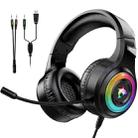 J-ANKKA F2 3.5mm Single Plug Colorful RGB Lighting Gaming Headset with Microphone - 1