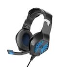 A1 3.5mm Single Plug Gaming Headset with Microphone & Light (Monochrome) - 1