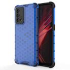 For OPPO K9 Shockproof Honeycomb PC + TPU Protective Case(Blue) - 1