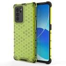 For OPPO Reno6 Pro 5G Shockproof Honeycomb PC + TPU Protective Case(Green) - 1