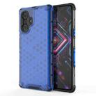 For Xiaomi Redmi K40 Gaming Shockproof Honeycomb PC + TPU Protective Case(Blue) - 1
