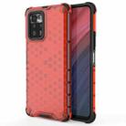 For Xiaomi Redmi Note 10 Pro 5G Shockproof Honeycomb PC + TPU Protective Case(Red) - 1