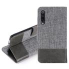 For Xiaomi Mi 9 MUXMA MX102 Horizontal Flip Canvas Leather Case with Stand & Card Slot & Wallet Function(Grey) - 1