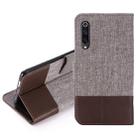 For Xiaomi Mi 9 MUXMA MX102 Horizontal Flip Canvas Leather Case with Stand & Card Slot & Wallet Function(Brown) - 1