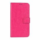 For OPPO Realme Narzo 30 5G idewei Crazy Horse Texture Horizontal Flip Leather Case with Holder & Card Slots & Wallet(Rose Red) - 2