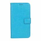 For OPPO Realme Narzo 30 5G idewei Crazy Horse Texture Horizontal Flip Leather Case with Holder & Card Slots & Wallet(Sky Blue) - 2