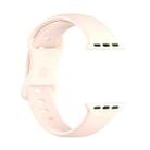 Small Size Silicone Watch Band For Apple Watch Ultra 49mm& Ultra 2 49mm / Series 9&8&7 45mm / SE 3&SE 2&6&SE&5&4 44mm / 3&2&1 42mm(Sand Pink) - 3