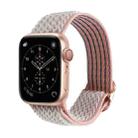 Wave Texture Nylon Watch Band For Apple Watch Ultra 49mm / Series 8&7 45mm / SE 2&6&SE&5&4 44mm / 3&2&1 42mm(Sand Pink) - 1