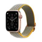 Wave Texture Nylon Watch Band For Apple Watch Ultra 49mm / Series 8&7 45mm / SE 2&6&SE&5&4 44mm / 3&2&1 42mm(Sunny) - 1